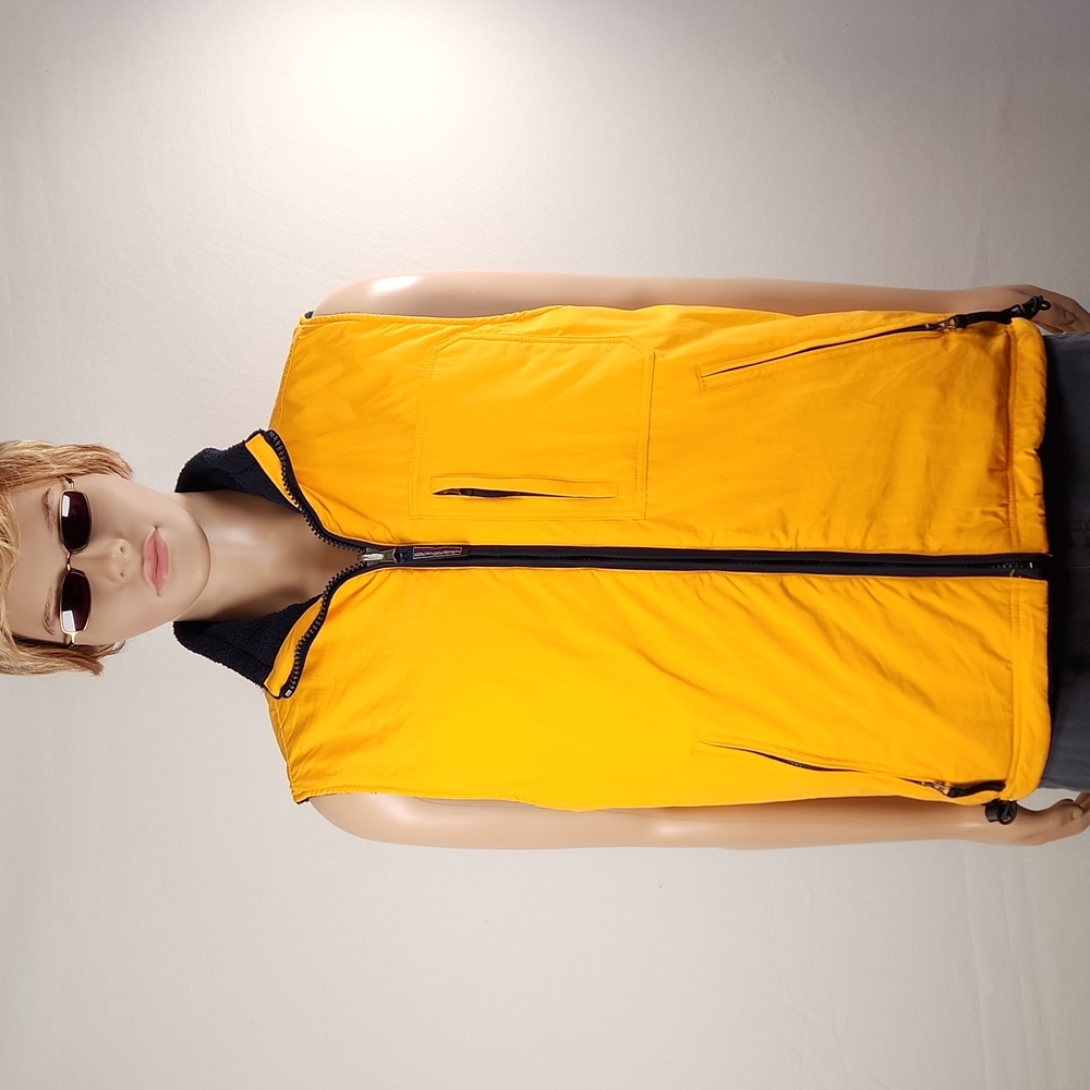 Sonoma Sport Reversible Yellow/Blue Fleece lined vest